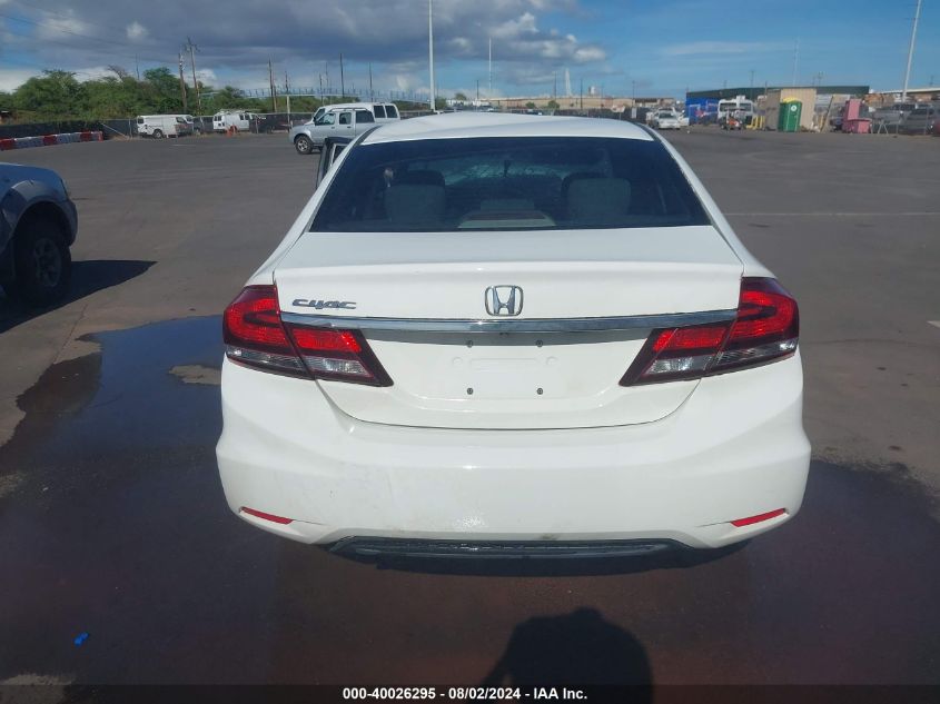 2014 Honda Civic Ex VIN: 19XFB2F80EE070691 Lot: 40026295