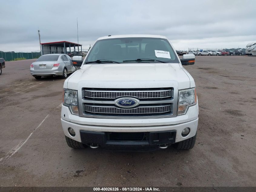 2012 Ford F-150 Platinum VIN: 1FTFW1ETXCFA72309 Lot: 40026326