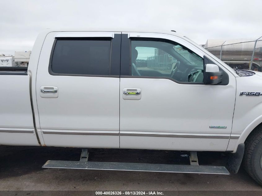 2012 Ford F-150 Platinum VIN: 1FTFW1ETXCFA72309 Lot: 40026326