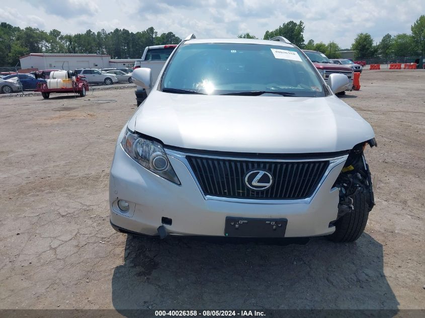 2012 Lexus Rx 350 VIN: 2T2BK1BAXCC148466 Lot: 40026358