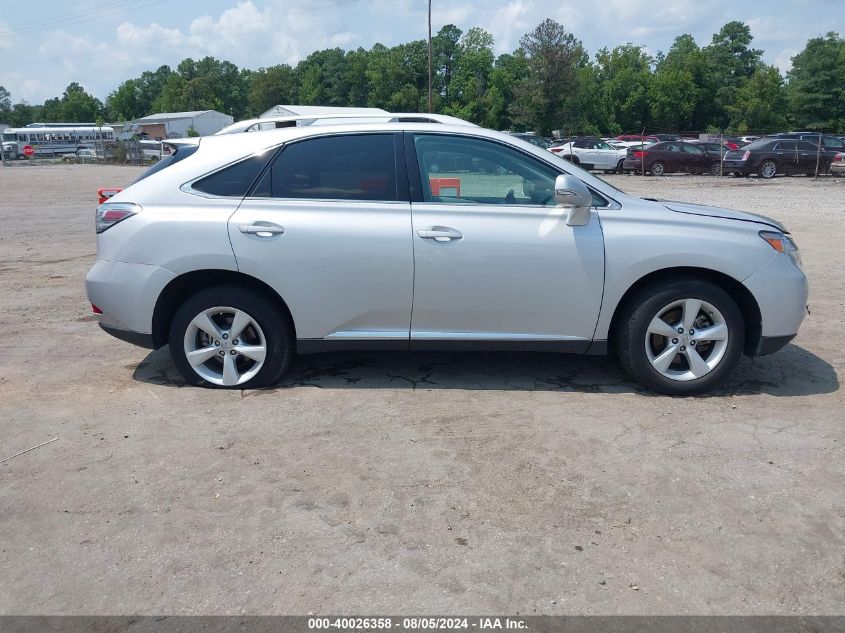 2012 Lexus Rx 350 VIN: 2T2BK1BAXCC148466 Lot: 40026358