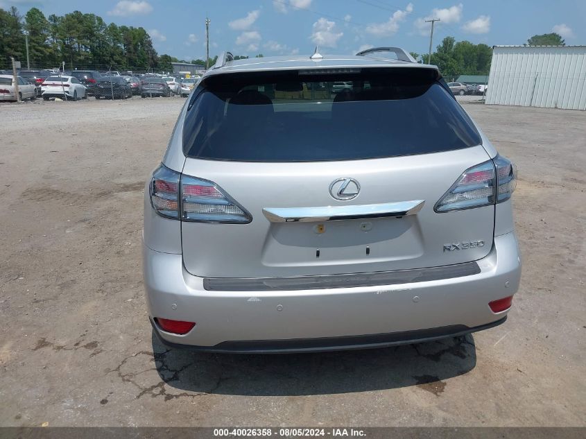 2012 Lexus Rx 350 VIN: 2T2BK1BAXCC148466 Lot: 40026358
