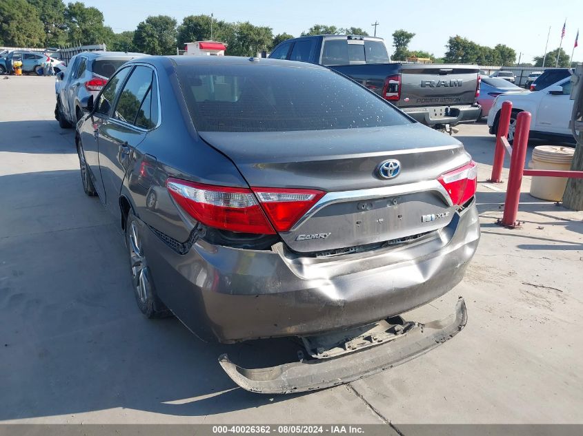 2015 Toyota Camry Hybrid Xle VIN: 4T1BD1FK9FU164761 Lot: 40026362