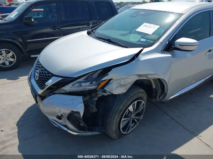 2020 Nissan Murano S VIN: 5N1AZ2AJXLN143652 Lot: 40026371