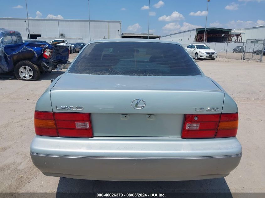 1997 Lexus Ls 400 VIN: JT8BH28F2V0072233 Lot: 40026379