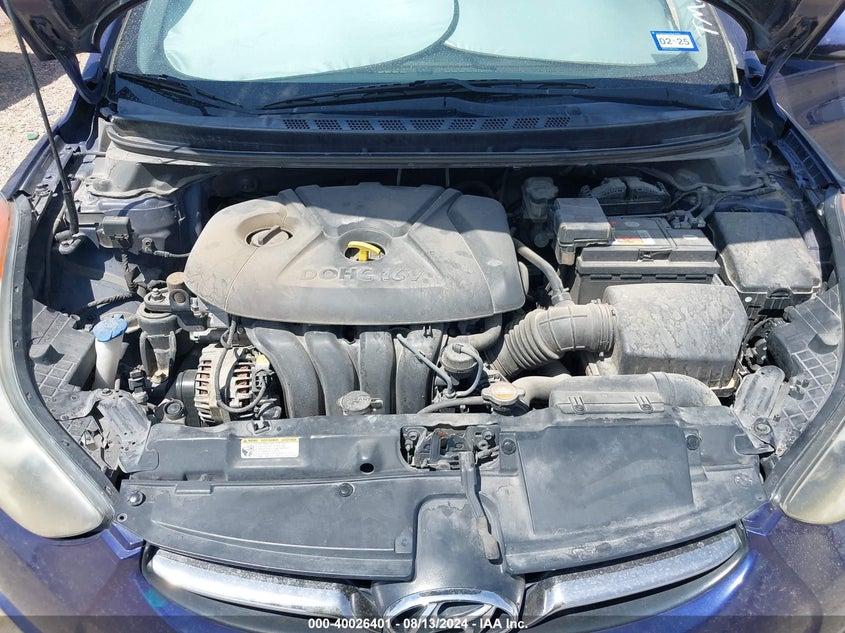 2012 Hyundai Elantra Limited VIN: 5NPDH4AEXCH104403 Lot: 40026401