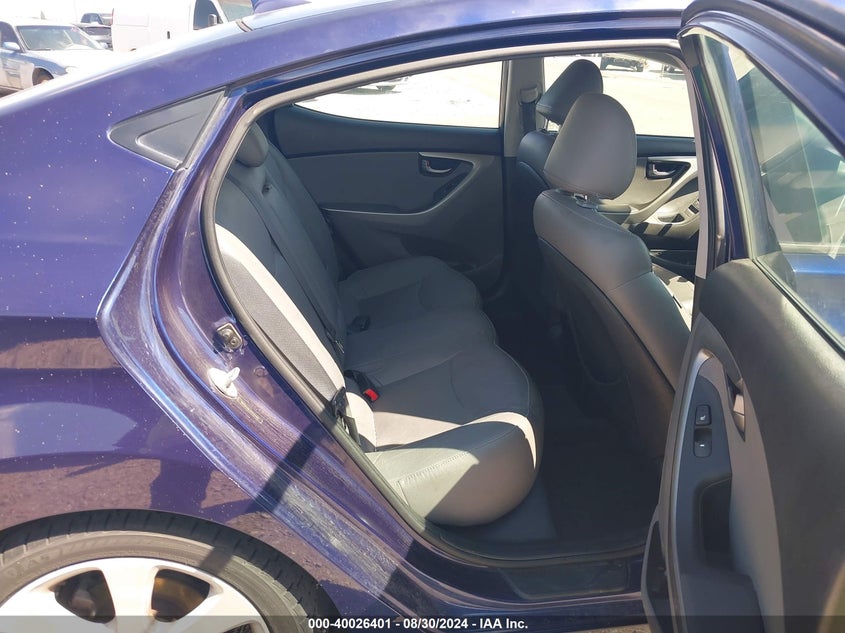 2012 Hyundai Elantra Limited VIN: 5NPDH4AEXCH104403 Lot: 40026401