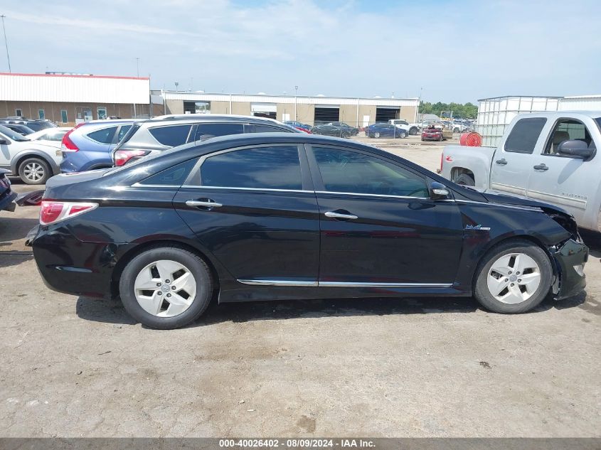 2012 Hyundai Sonata Hybrid VIN: KMHEC4A44CA059374 Lot: 40026402