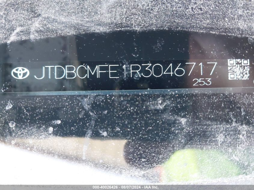 2024 TOYOTA COROLLA LE/SE/XLE/NIGHT SHADE - JTDBCMFE1R3046717