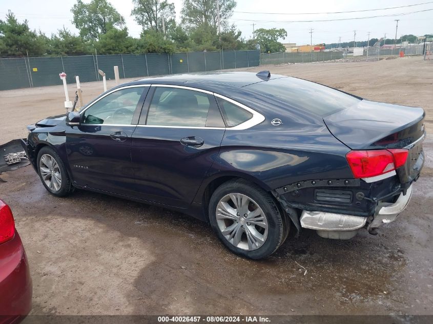 2014 Chevrolet Impala 2Lt VIN: 2G1125S31E9144617 Lot: 40026457