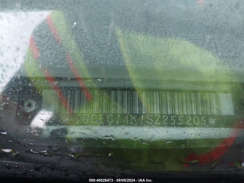 1995 Chevrolet Gmt-400 C1500 VIN: 1GCEC14K1SZ255205 Lot: 40026473