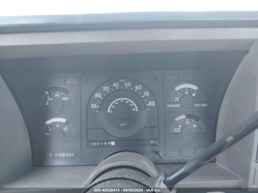 1989 Chevrolet Gmt-400 K1500 VIN: 2GCEK19K2K1235517 Lot: 40026474