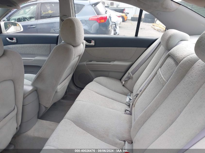 5NPET46C17H224235 2007 Hyundai Sonata Gls