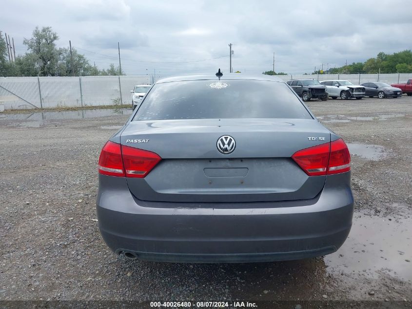 2014 Volkswagen Passat 2.0L Tdi Se VIN: 1VWBN7A35EC090535 Lot: 40709255