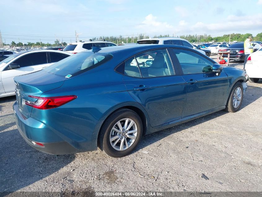 VIN 4T1DAACK7SU518311 2025 Toyota Camry, LE no.4