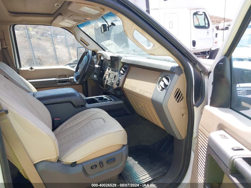 2013 Ford F-350 Lariat VIN: 1FT8W3BT6DEA92170 Lot: 40026529