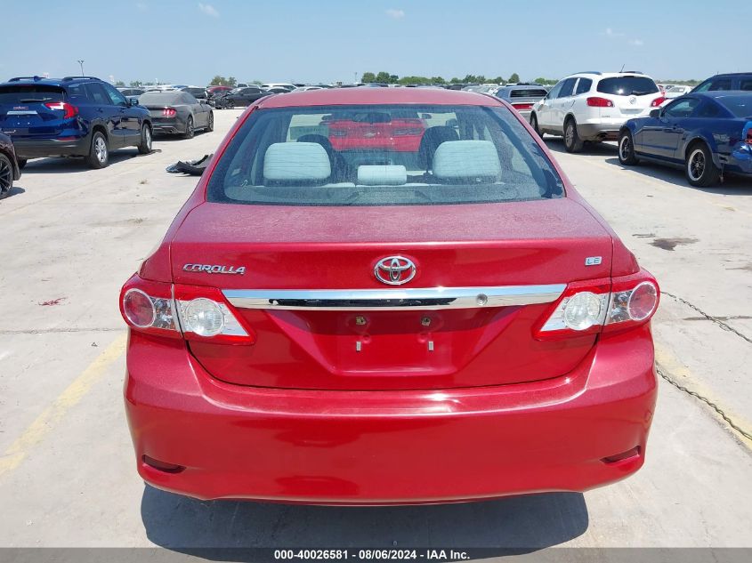 2011 Toyota Corolla Le VIN: 2T1BU4EE7BC576783 Lot: 40026581