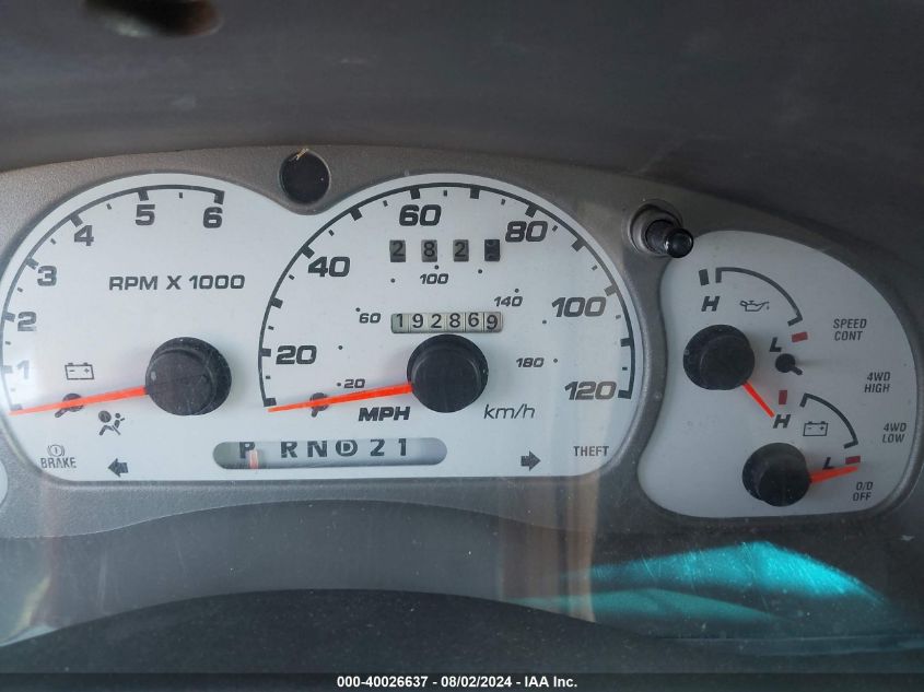 2001 Ford Explorer Sport Trac VIN: 1FMZU67E91UA58582 Lot: 40026637