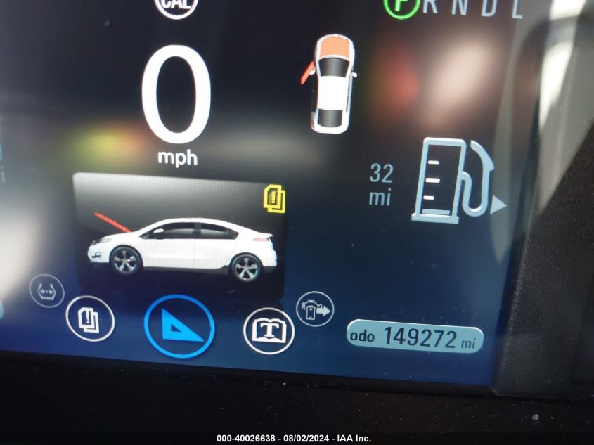 2013 Chevrolet Volt VIN: 1G1RA6E47DU133493 Lot: 40026638