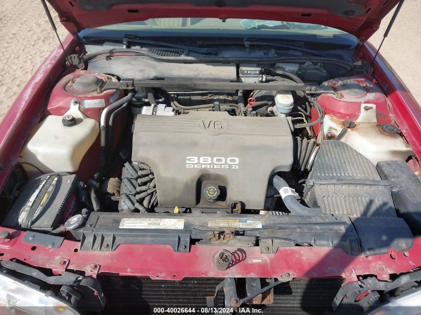 1998 Pontiac Bonneville Se VIN: 1G2HX52K4W4231094 Lot: 40026644