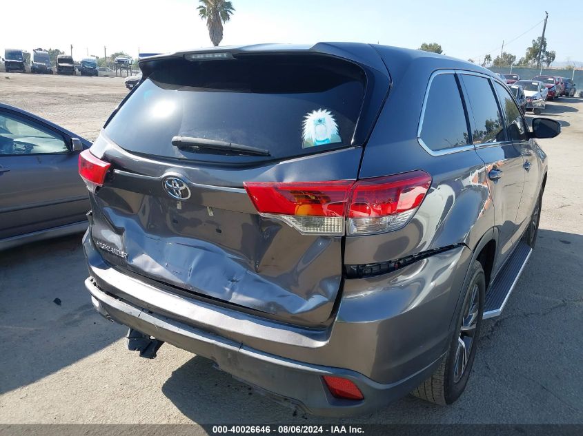 2018 Toyota Highlander Le VIN: 5TDZZRFH9JS256070 Lot: 40026646