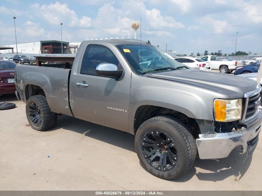 2009 GMC Sierra 1500 Work Truck VIN: 1GTEC14CX9Z102325 Lot: 40026679