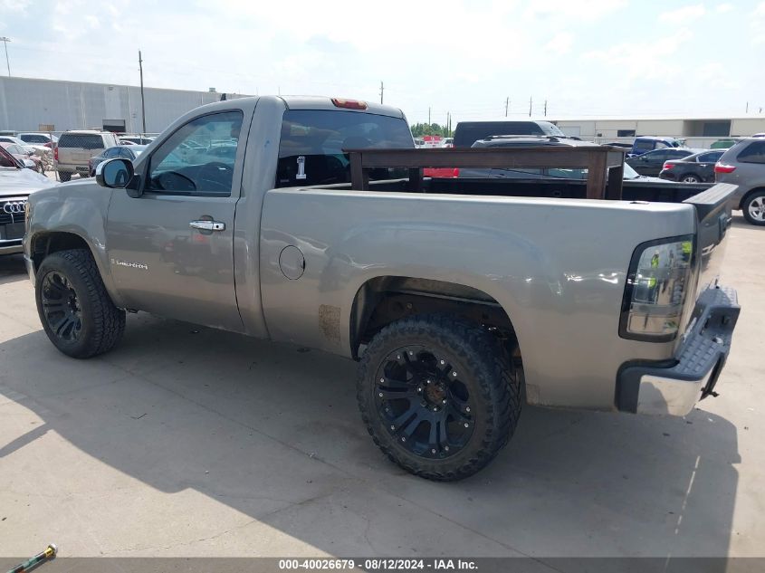 2009 GMC Sierra 1500 Work Truck VIN: 1GTEC14CX9Z102325 Lot: 40026679