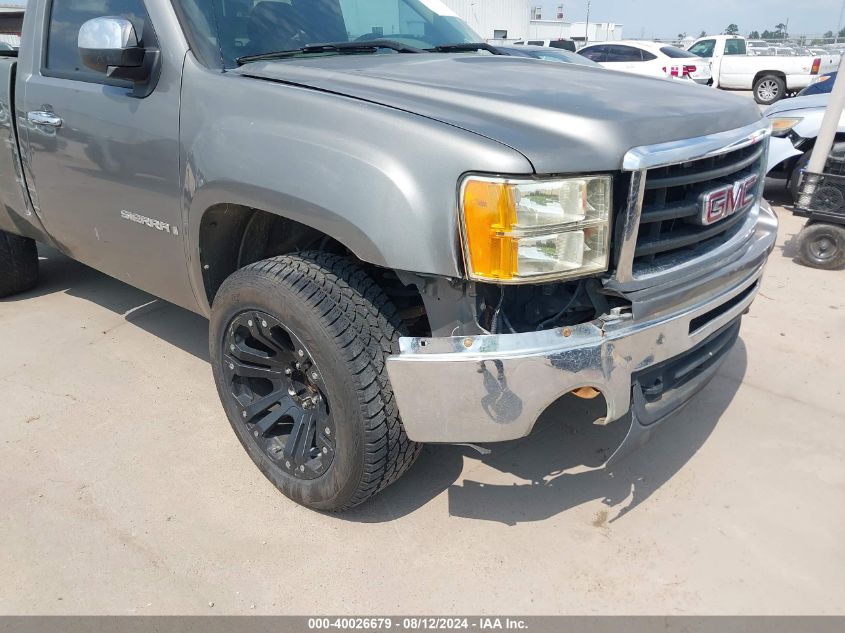 2009 GMC Sierra 1500 Work Truck VIN: 1GTEC14CX9Z102325 Lot: 40026679