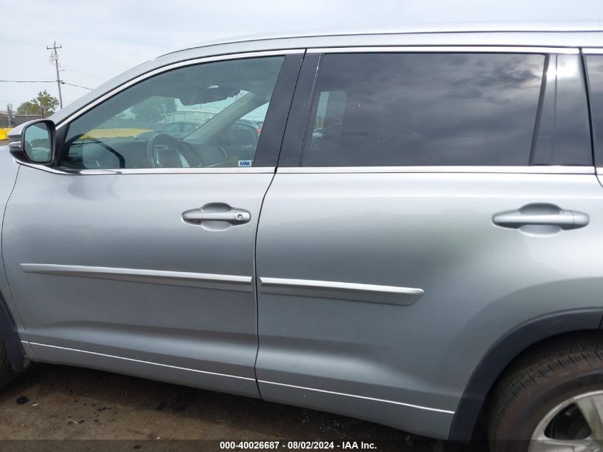 2017 Toyota Highlander Limited VIN: 5TDDZRFH9HS468651 Lot: 40026687