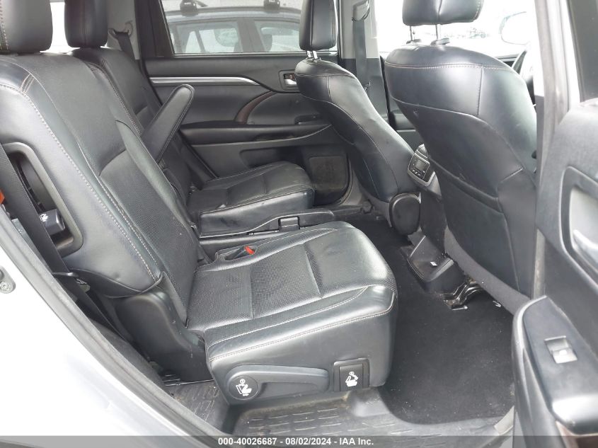 2017 Toyota Highlander Limited VIN: 5TDDZRFH9HS468651 Lot: 40026687