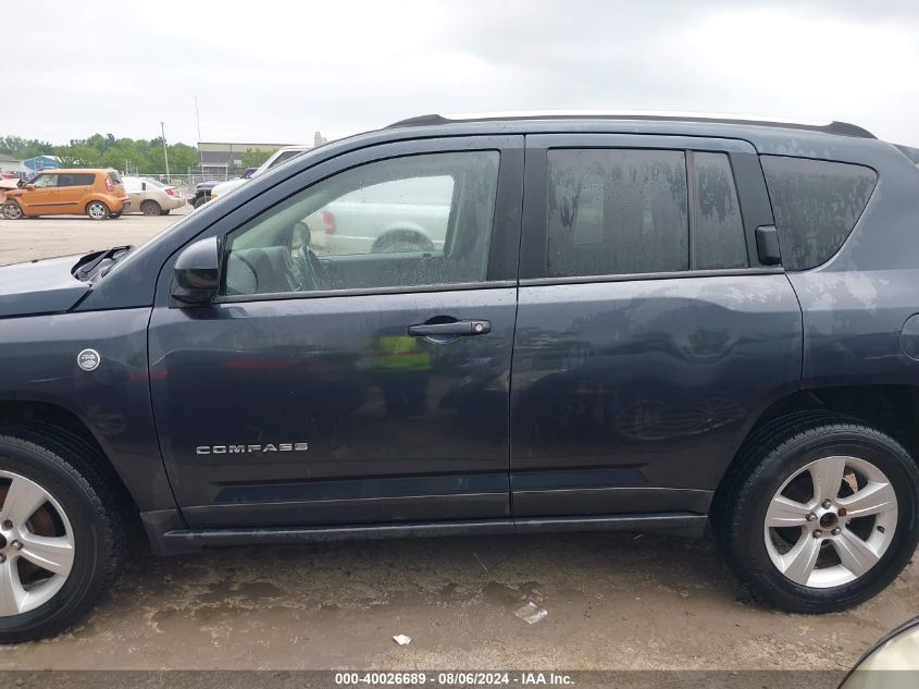 2014 Jeep Compass Latitude VIN: 1C4NJDEBXED744130 Lot: 40026689