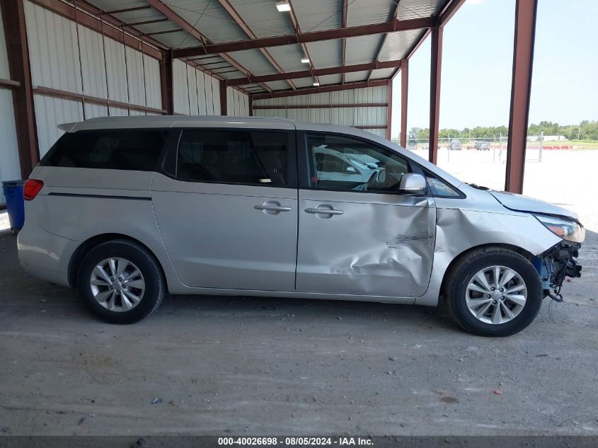 2016 Kia Sedona Lx VIN: KNDMB5C11G6198592 Lot: 40026698