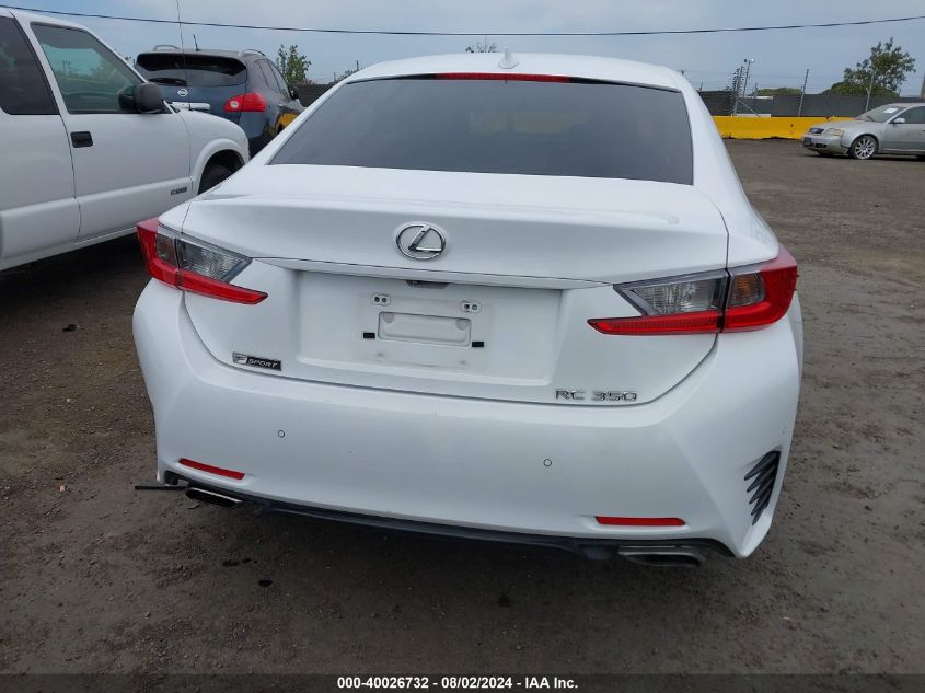 2017 Lexus Rc 350 VIN: JTHHE5BC8H5016307 Lot: 40026732