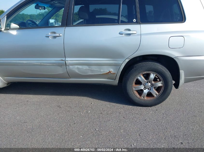 2004 Toyota Highlander V6 VIN: JTEEP21A940027820 Lot: 40026753