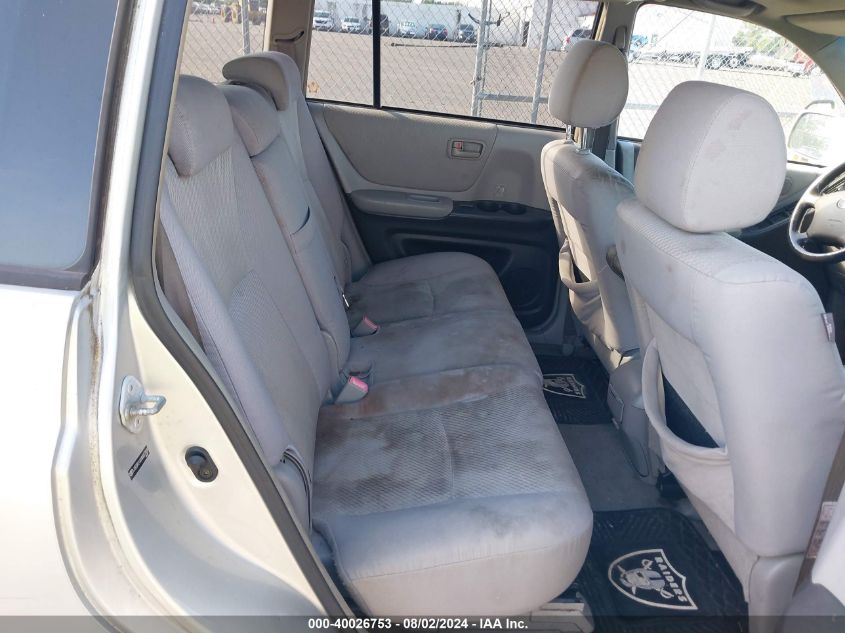 2004 Toyota Highlander V6 VIN: JTEEP21A940027820 Lot: 40026753