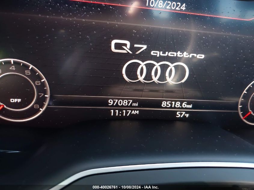 2017 Audi Q7 3.0T Premium VIN: WA1LAAF73HD012453 Lot: 40026761