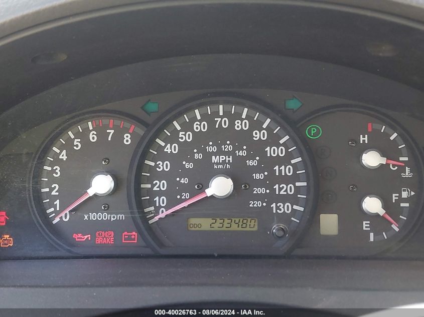 2005 Kia Sorento Ex/Lx VIN: KNDJC733555452823 Lot: 40026763