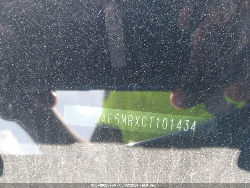 2012 Nissan Juke Sv VIN: JN8AF5MRXCT101434 Lot: 40026764