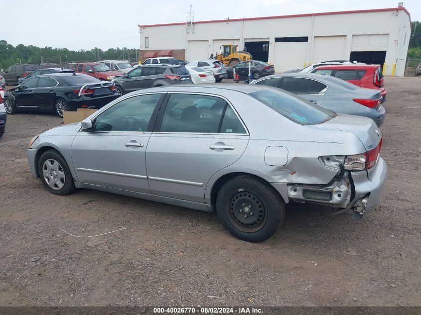 2005 Honda Accord 2.4 Lx VIN: 1HGCM56405A106055 Lot: 40026770