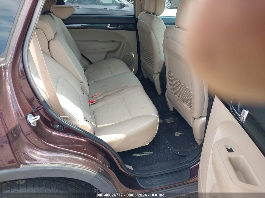 2012 Kia Sorento Lx VIN: 5XYKT3A68CG196787 Lot: 40026777