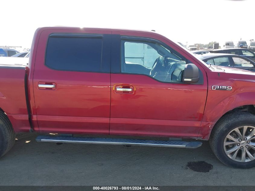 2017 Ford F-150 Xlt VIN: 1FTEW1EG2HKE21119 Lot: 40026793