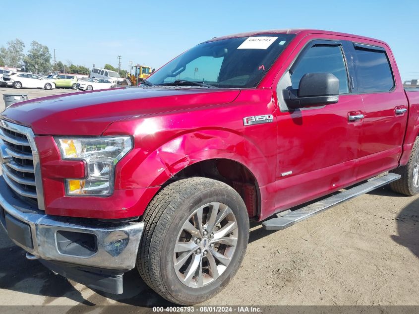 2017 Ford F-150 Xlt VIN: 1FTEW1EG2HKE21119 Lot: 40026793