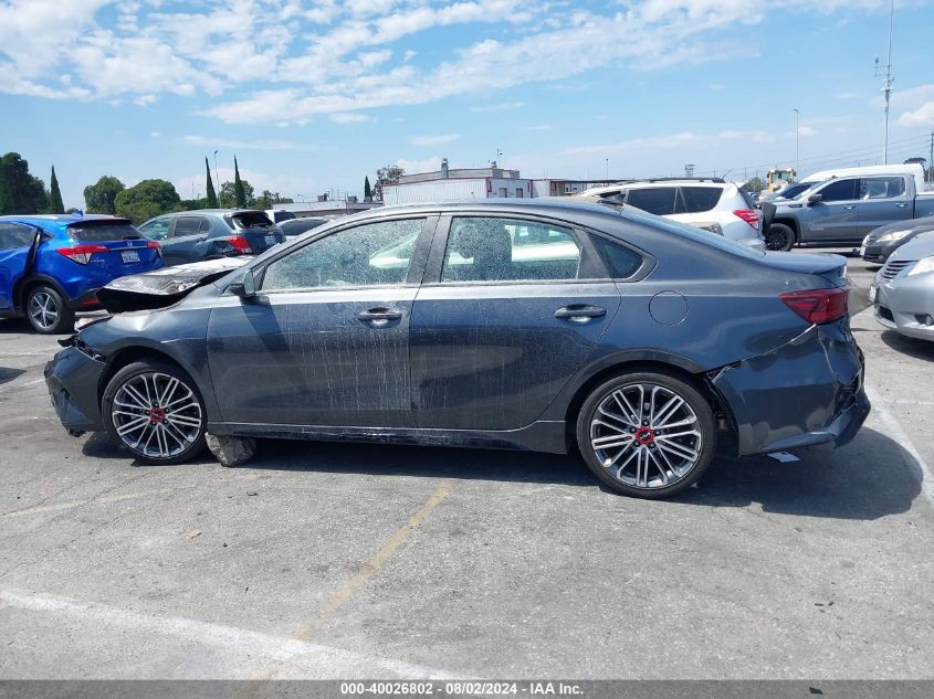 2022 Kia Forte Gt VIN: 3KPF44AC7NE434154 Lot: 40026802