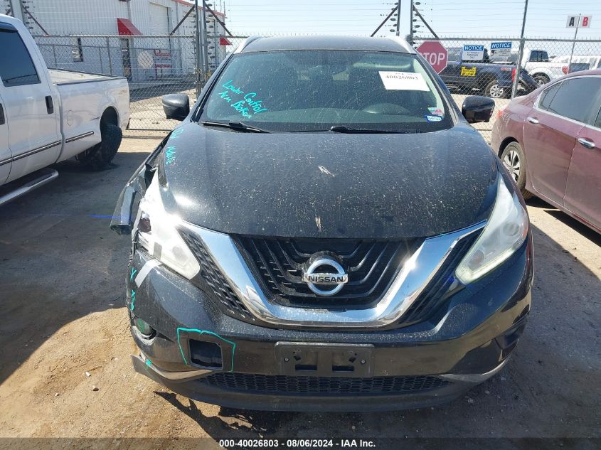 5N1AZ2MG6GN1184 2016 Nissan Murano S/Sl/Sv/Platinum