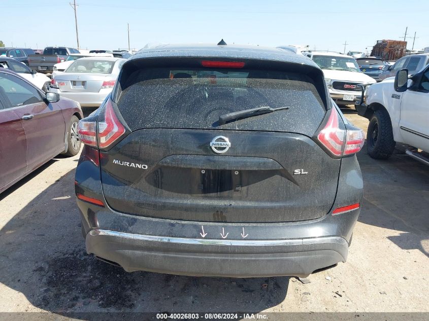 5N1AZ2MG6GN1184 2016 Nissan Murano S/Sl/Sv/Platinum