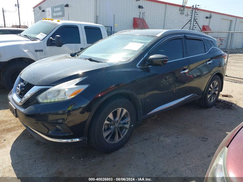 5N1AZ2MG6GN1184 2016 Nissan Murano S/Sl/Sv/Platinum