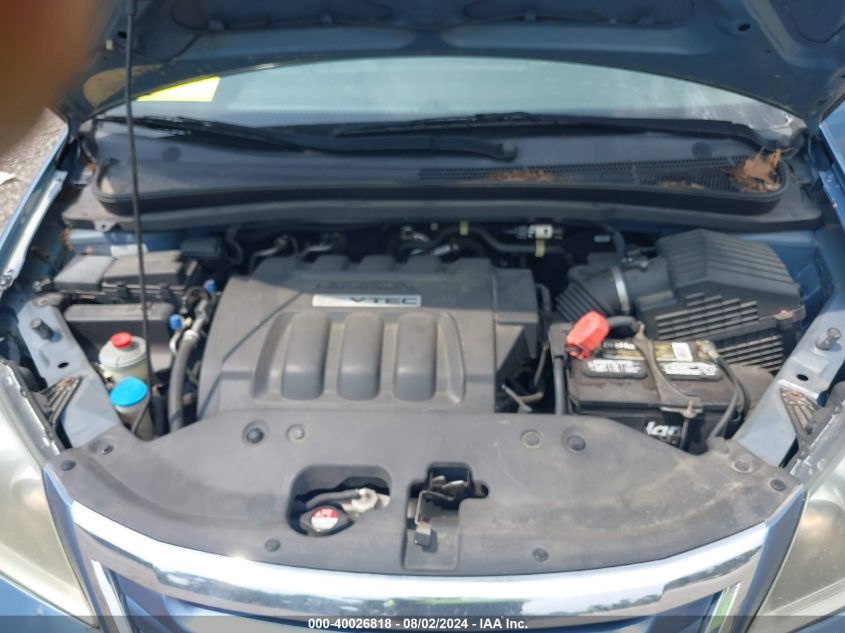 2010 Honda Odyssey Ex VIN: 5FNRL3H48AB091870 Lot: 40026818