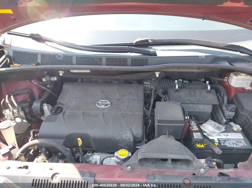 2014 Toyota Sienna Le V6 8 Passenger VIN: 5TDKK3DCXES447626 Lot: 40026826