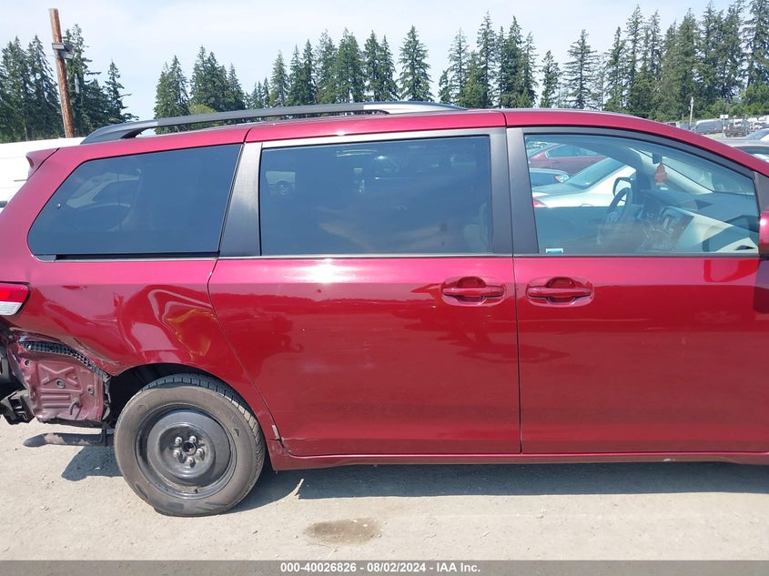 2014 Toyota Sienna Le V6 8 Passenger VIN: 5TDKK3DCXES447626 Lot: 40026826