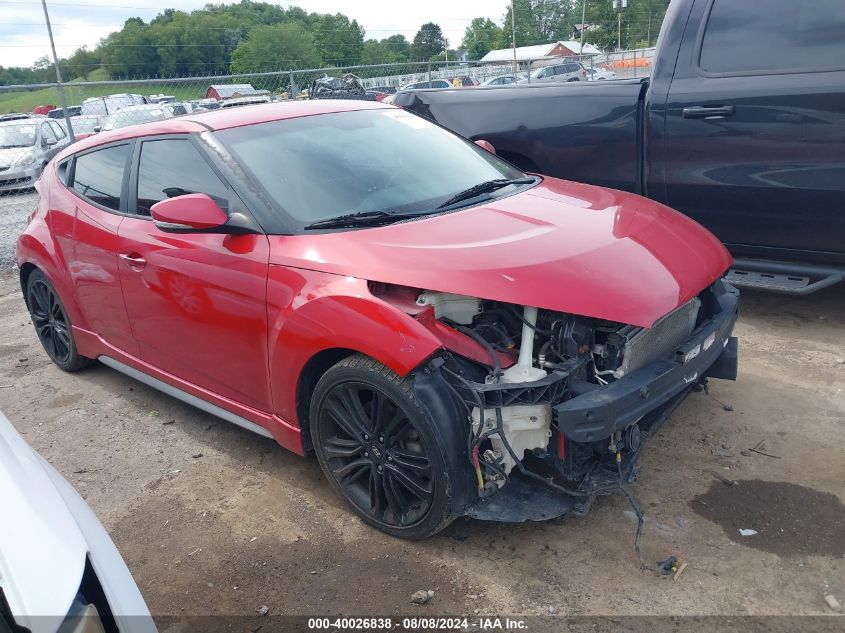 2016 HYUNDAI VELOSTER TURBO - KMHTC6AE0GU283452